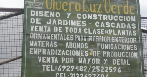VIVERO LUZ VERDE AVENIDA SUBA CON CARRERA 99A VIVERO LUZ VERDE AVENIDA SUBA CON CARRERA 99A